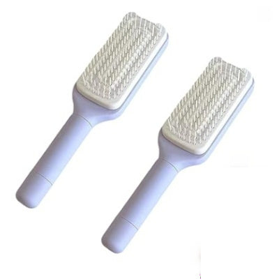 4-in-1 Self-Cleaning Hairbrush