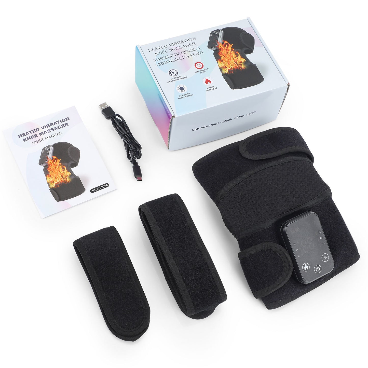 Ceinture chauffante électrique avec massage par vibration